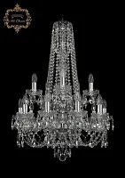 Люстра подвесная хрустальная 11.21.10+5.200.2d.h-85.Cr.Sp Богемиа Арт Классик прозрачная на 15 ламп, основание хром в стиле классический Люстра подвесная хрустальная 11.21.10+5.200.2d.h-85.Cr.Sp Богемиа Арт Классик прозрачная на 15 ламп, основание хром в стиле классический